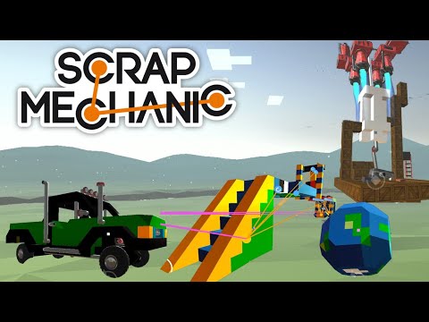 Scrap Mechanic на андроид (Evertech Sandbox) Обзор лучших построек #1