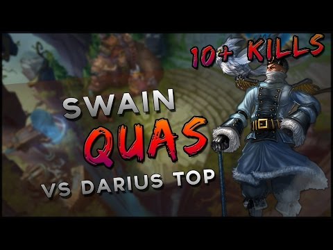 S7 |  Quas Swain vs Darius TOP  | Ranked League VOD