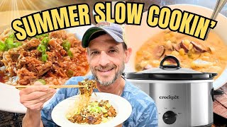 3 Lazy Day SLOW COOKER Meals Perfect For Summer! (Dinner Done Right)