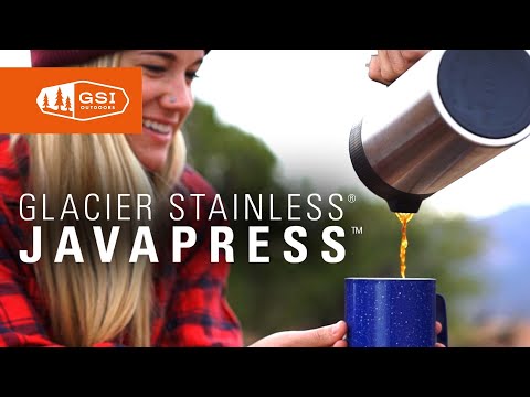 GSI Outdoors | Glacier Stainless JavaPress - 30oz Camping French Press