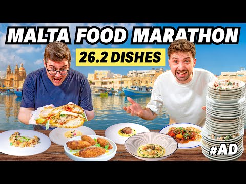 MALTA FOOD MARATHON CHALLENGE: 26.2 Dishes in 72 Hours Ep.1