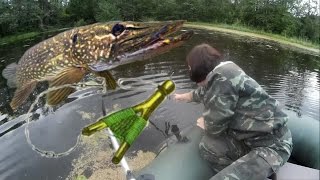 Рыбалка на жерлицы летняя