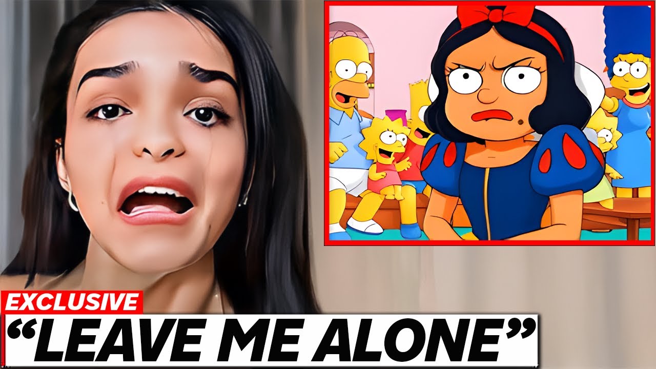 Rachel Zegler BREAKS DOWN After The Simpsons MOCKS Disney's Snow White DISASTER?!