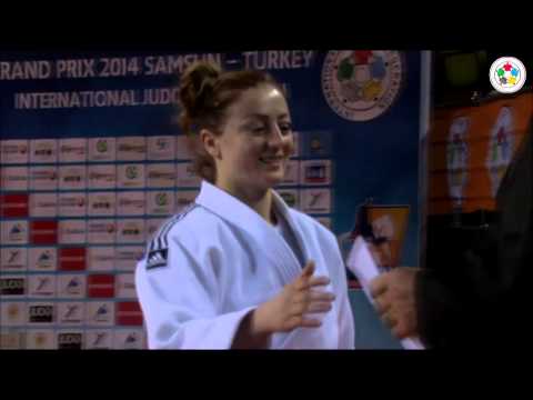 Grand Prix Samsun 2014: Corina Caprioriu (ROU) - Emilie Amaron (SUI)