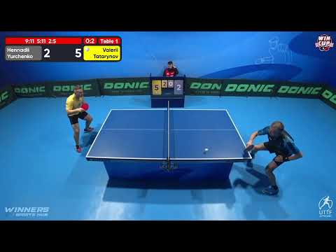 23:00 Hennadii Yurchenko 0-3 Valerii Tatarynov West 5 WIN CUP 17.10.2022 | TABLE TENNIS WINCUP