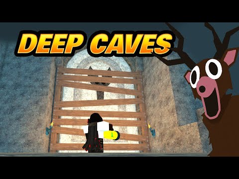 Completing the DEEP CAVES Solo - 99 Nights in the Forest Roblox