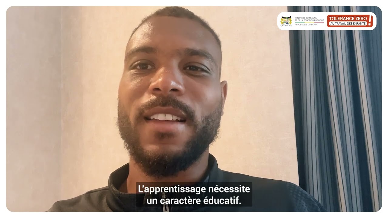 Steve Mounié dit « Tolérance zéro au travail et à l’exploitation des enfants! »
