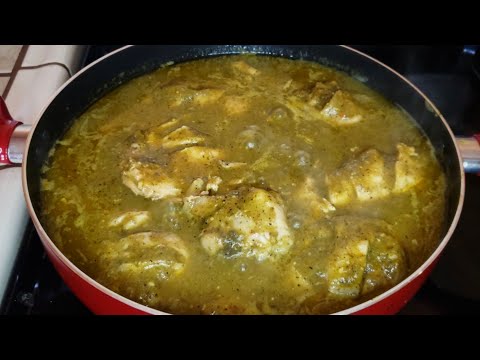 Pollo en Salsa Verde Asada