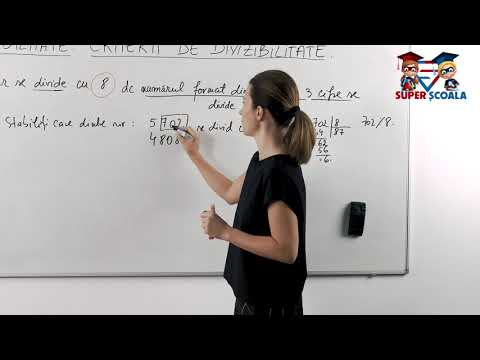 Clasa a V-a - Criterii de divizibilitate cu 8