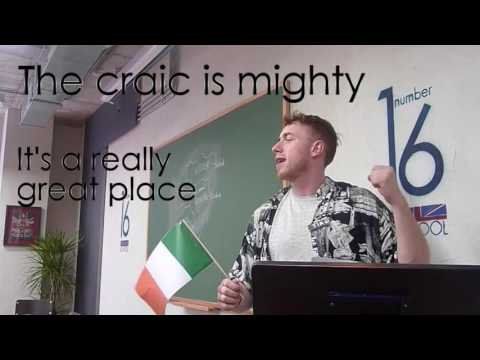 Number 16 School: Nuestro profesor de inglés, Jim Kilduff hablando en slang irlandés