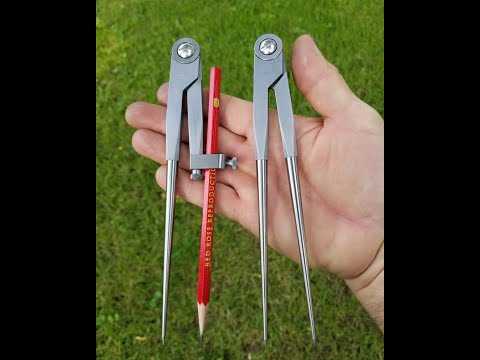 Part of a video titled Dividers/ Compass conversion - YouTube
