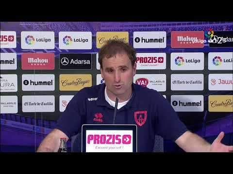 Rueda de prensa de Jagoba Arrasate tras el Real Valladolid vs CD Numancia (1-1)