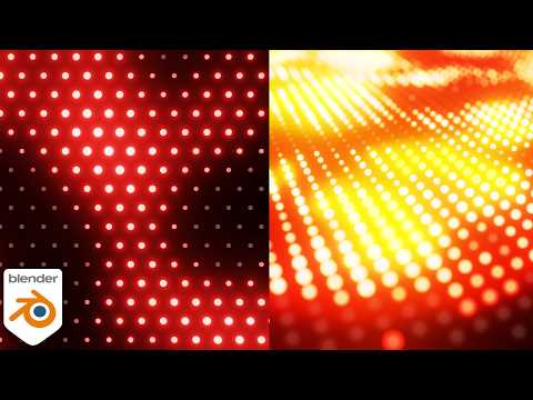 Sci-Fi Grid Pattern Animation Loop - Blender Motion Graphics Tutorial
