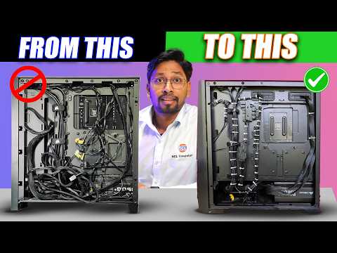 Gaming PC Wire Management Guide 2025 🔌Step-by-Step Cable Connections & Setup Explained!
