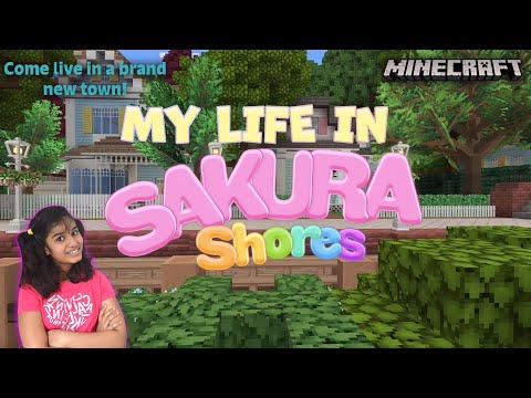 AizasGamingWorld - My Life in Sakura Shores An Amazing Minecraft Anime-Inspired City Furniture Map