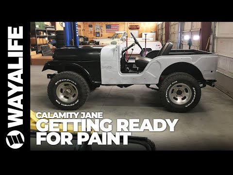 1974 Jeep CJ5 Renegade New Body Mounts / Fenders & Hood / Go to Paint - CALAMITY JANE : Part 6