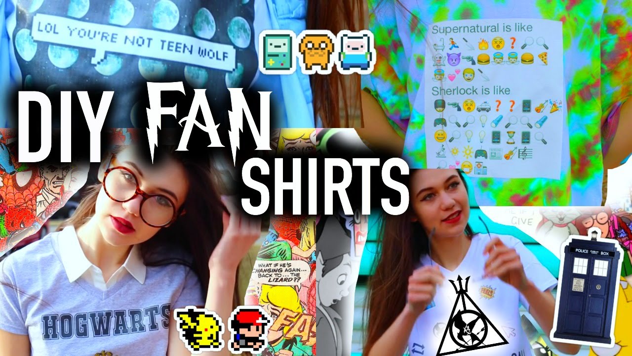 DIY Fandom Graphic Tees Lookbook With JessiePaege!