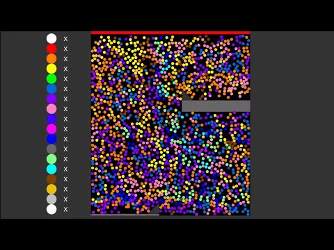 Survival Proliferation Race 3 in Algodoo