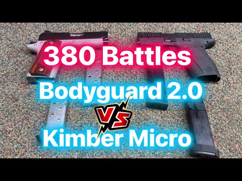 S\u0026W Bodyguard 2.0 380 vs Kimber Micro 380 Review and Comparison!