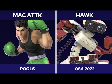 OSA 2023 Singles - Mac Attk (Little Mac) vs. Hawk (R.O.B.) - SSBU Tournament