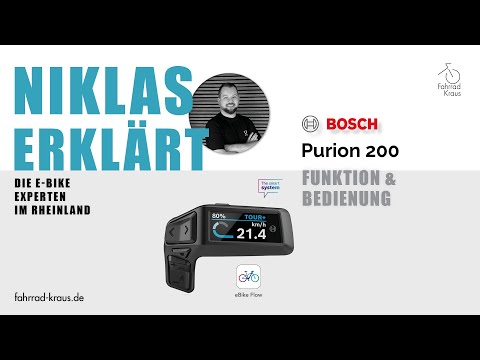Bosch Purion 200: Funktion & Bedienung