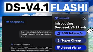 Deepseek V4.1 Flash just launched & IT'S CRAZY - 400 TPS & Beats Opus,Fable,Astra?