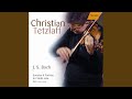 Violin Sonata No. 1 in G Minor, BWV 1001: III. Siciliana