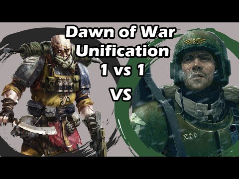 Dawn of War Unification: 1 vs 1 Imperial Guard (Starfox8612) vs Renegade Guard (British Gentleman)