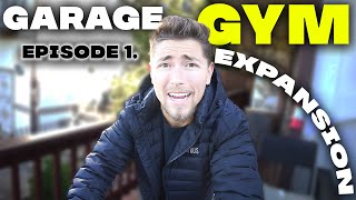 Building A Back Yard Gym | Back Yard Expansion Episode. 1