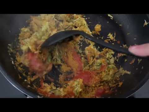 Garbanzos melosos con acelgas al curry