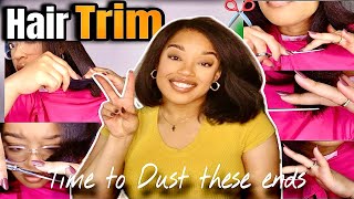 My hair Trim Routine| Talk Through