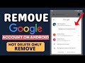 How To Remove Gmail Account From Android Phone Mobile Se GMAIL ID Kaise Hataye REMOVE NOT DELETE