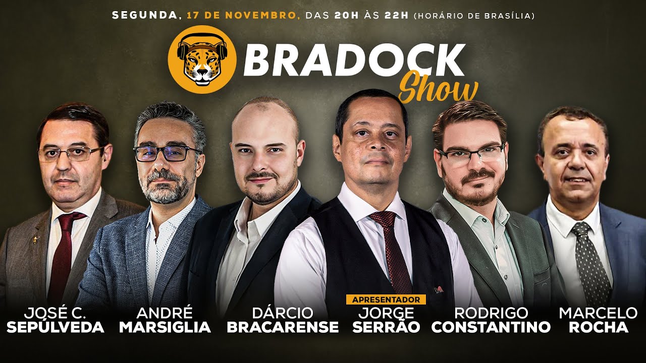 Bradock Show 17/11/25 - Serrão, Constantino, Dárcio, Sepúlveda, André Marsiglia e Marcelo Rocha
