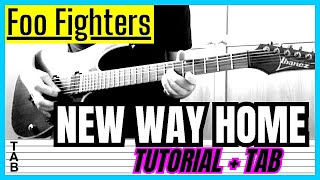 Foo Fighters - New Way Home (Guitar Cover) Lesson | Tab | Tutorial