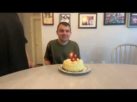 Bobby’s belated 25th birthday at Nana’s (shorter version)