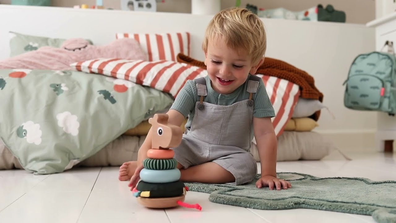 Done by Deer stacking swinging tower Raffi