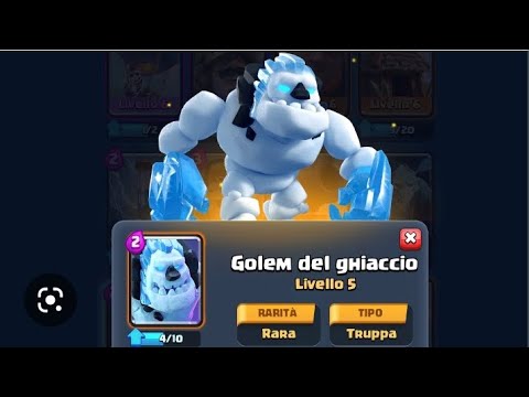 SFIDA DEL SUPER GOLEM DI GHIACCIO CLASH ROYALE #clashroyale #new