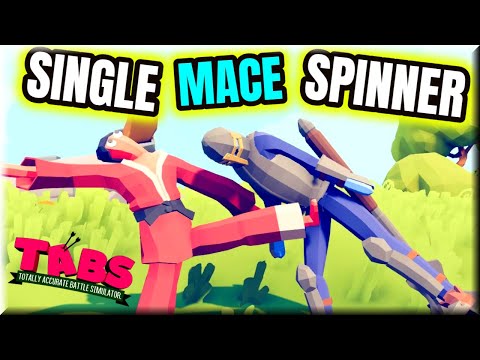 Single Mace Spinner🌪 vs Every Unit + Mod Units - TABS Original Mods Renaissance Update