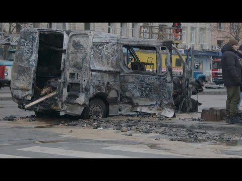 Aftermath of Russian attack on Ukraine's Kyiv, which killed four | AFP