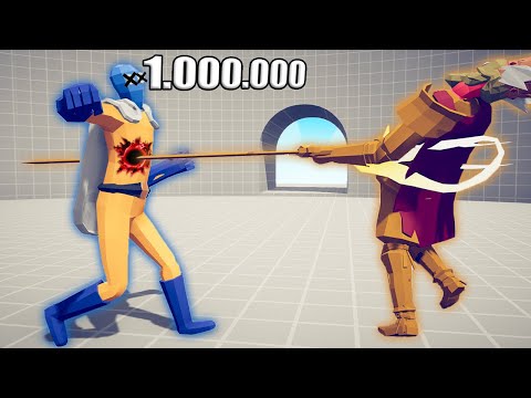 1.000.000 DAMAGE KING SWORD vs UNITS - TABS | Totally Accurate Battle Simulator 2023