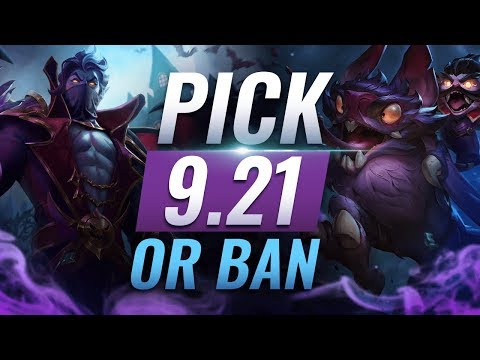 OP Pick or Ban: BEST BUILDS For EVERY Role - League of Legends Patch 9.21