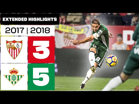 SEVILLA FC 3-5 REAL BETIS 2017/18 | RESUMEN ampliado