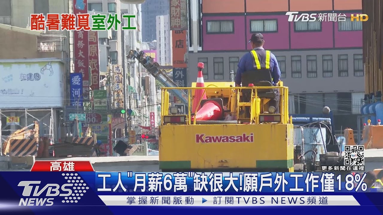 工人「賺很大」仍缺工！　夏季願意戶外工作不到2成