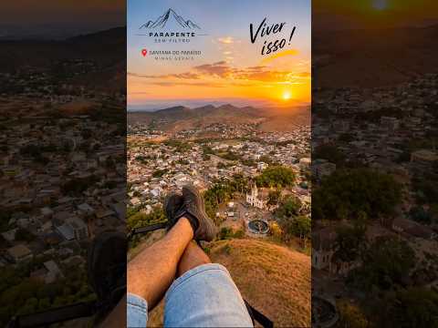 LÁ DE CIMA, SANTANA DO PARAÍSO FICA PEQUENA! 🪂🔥