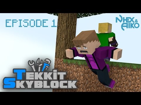 Tekkit Skyblock: #1 - Falling through the Voil