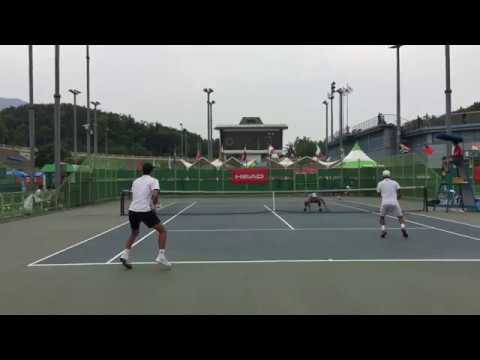 2019대구국제남자퓨처스테니스대회 박의성 정영석 vs  FUKUDA, Sora. ONISHI, Ken