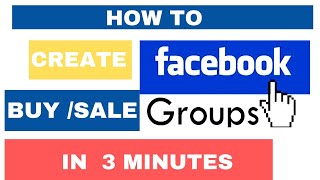 How to create Facebook Buy and Sell group {full tutorial 2020 }