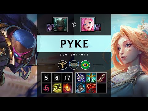 Pyke Support vs Seraphine - BR Challenger Patch 25.09