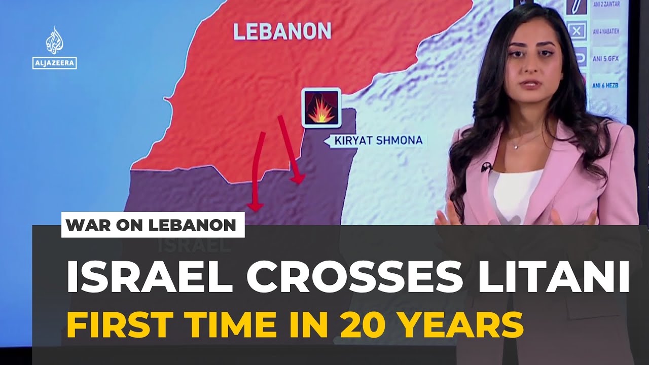 Israeli troops cross Lebanon’s Litani River as tensions escalate with Hezbollah