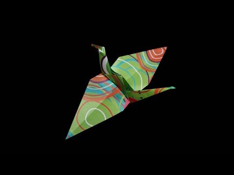 Origami Kranich - Faltanleitung [HD/DE] (Live erklärt)